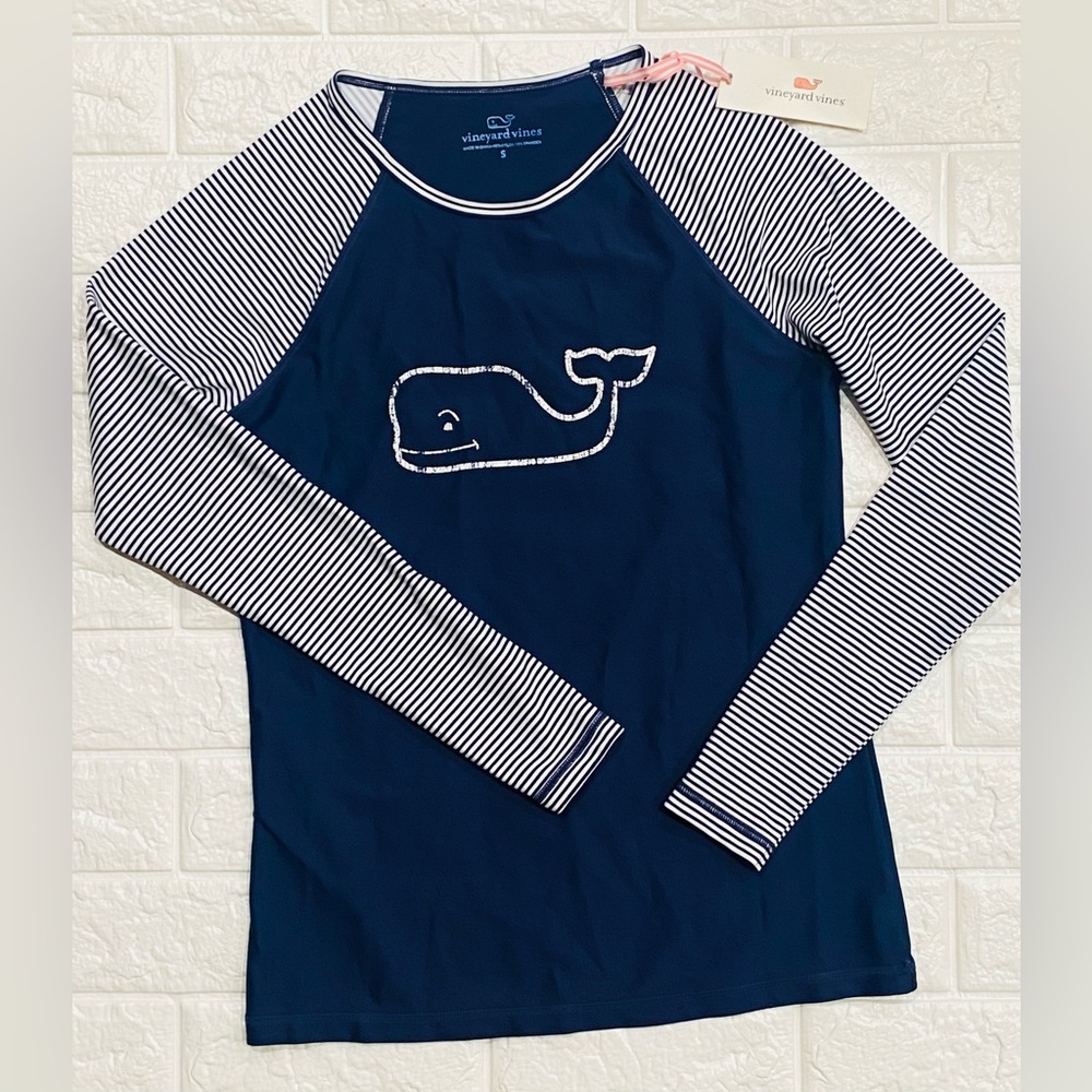 Vineyard Vines Long sleeve Swim Shirt womens sz Small